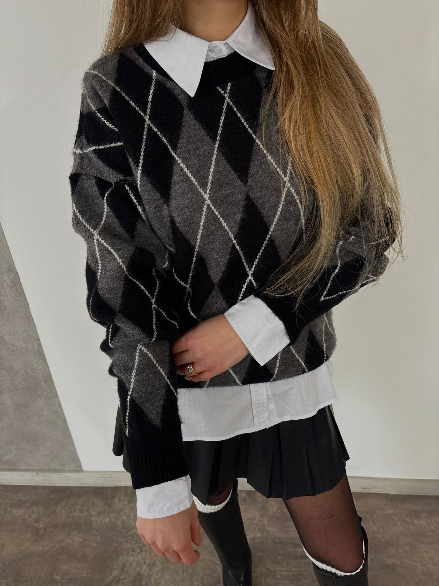 Pletený sveter ℳ𝒶𝒾𝓈𝑜𝓃