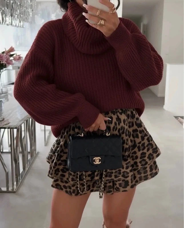 Bordový sveter 𝒜𝓁𝓂𝒶